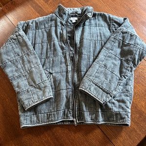 Forever 21 quilted zip up jacket